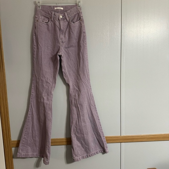 PacSun High Rise Flare Jeans in Lavender Size 24